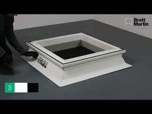 Load and play video in Gallery viewer, Mardome Flat Glass Rooflight Fixed with Kerb