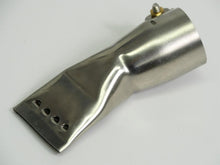 Load image into Gallery viewer, Leister 40mm Wide Slot Perforated Angled Nozzle 107.133
