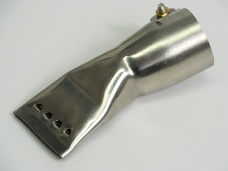 Leister 40mm Wide Slot Perforated Angled Nozzle 107.133